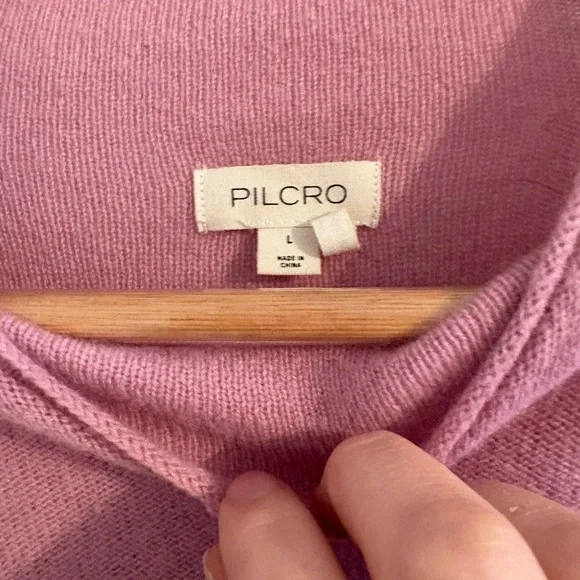Pilcro Alani Pink Sweater Size L - Picture 4 of 8